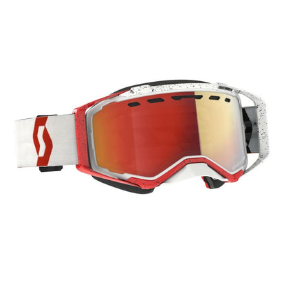 SCOTT Prospect Snow Cross LS White/Red with Red Chrome - Part Number 278603-1030341