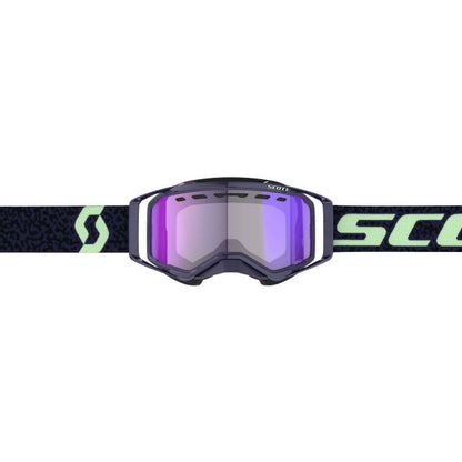 SCOTT Prospect SnowX LS Snow Goggles - Dark Purple, Mint Green & Blue Chrome, Part #278603-7696307