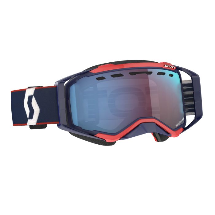 SCOTT Prospect Snow Cross Retro Bl/Red Enhancer Blue Chrome - Part #272846-6667347