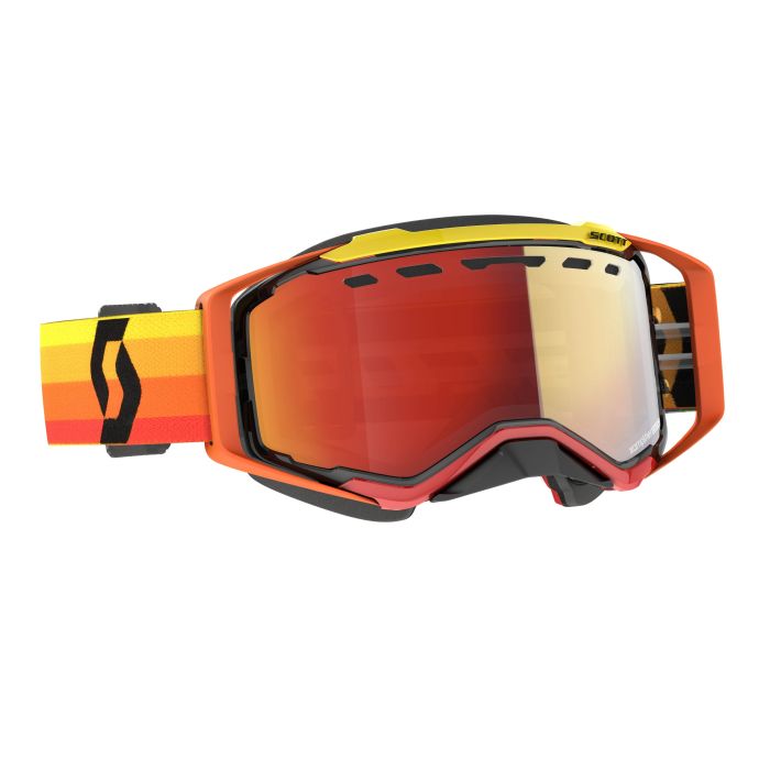 SCOTT Prospect Snow Cross Orange/Yellow Enhancer with Red Chrome – Part Number 272846-1649312