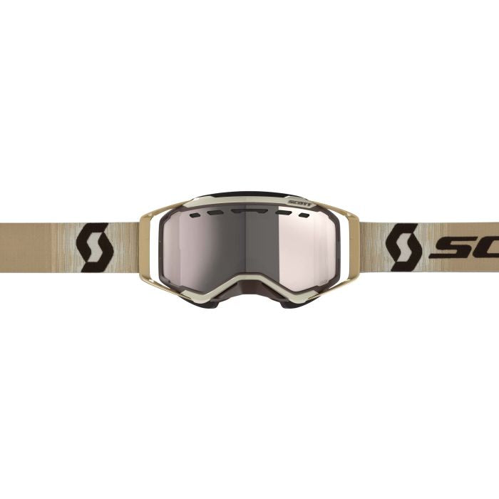 SCOTT Prospect Snow Cross Beige/Brown Enhancer Silver Chrome - Part #272846-1074313