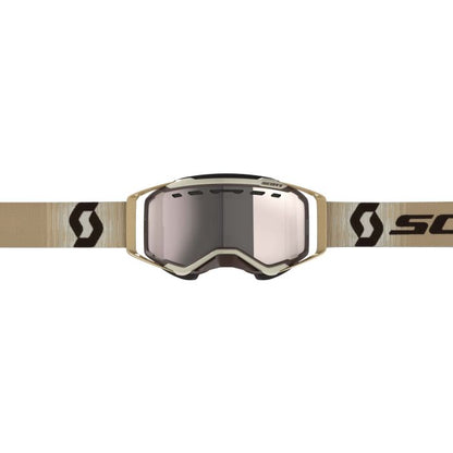 SCOTT Prospect Snow Cross Beige/Brown Enhancer Silver Chrome - Part #272846-1074313