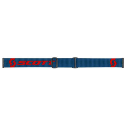SCOTT Fury LS SnowX Dark Blue/Neon Red with Red Chrome - Part #278604-7698341