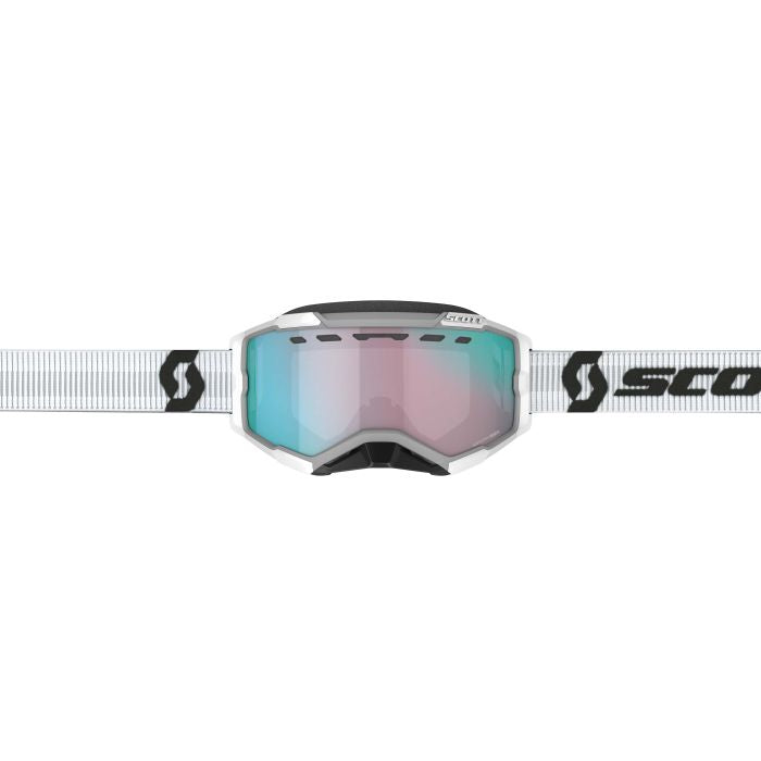 SCOTT Fury Snow Cross White with Enhanced Aqua Chrome - Part 278605-0002351