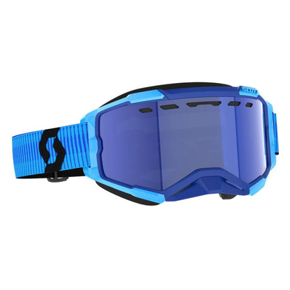 SCOTT Fury Snow Cross Blue/Black Enhancer with Blue Chrome - Part #278605-1034347