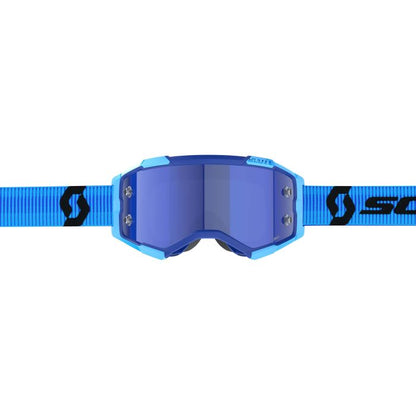 SCOTT Fury Snow Cross Blue/Black Enhancer with Blue Chrome - Part #278605-1034347