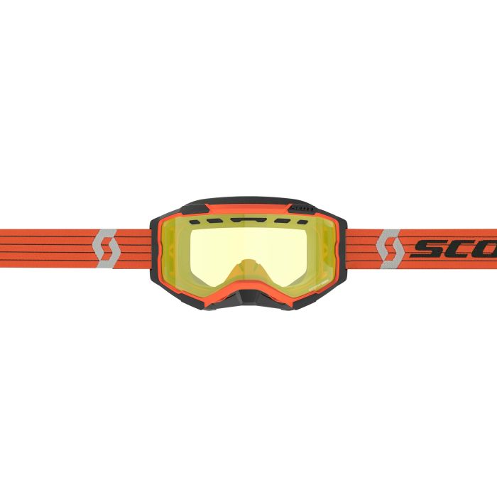 SCOTT Fury Snow Cross Orange/Yellow Tint Goggles - Part #278605-1011029