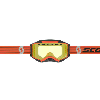 SCOTT Fury Snow Cross Orange/Yellow Tint Goggles - Part #278605-1011029