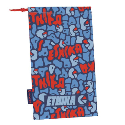 SCOTT Ethika Prospect Blue/Red Silver Chrome Works Bicycle Handlebar Tape (Part #422080-1105269)