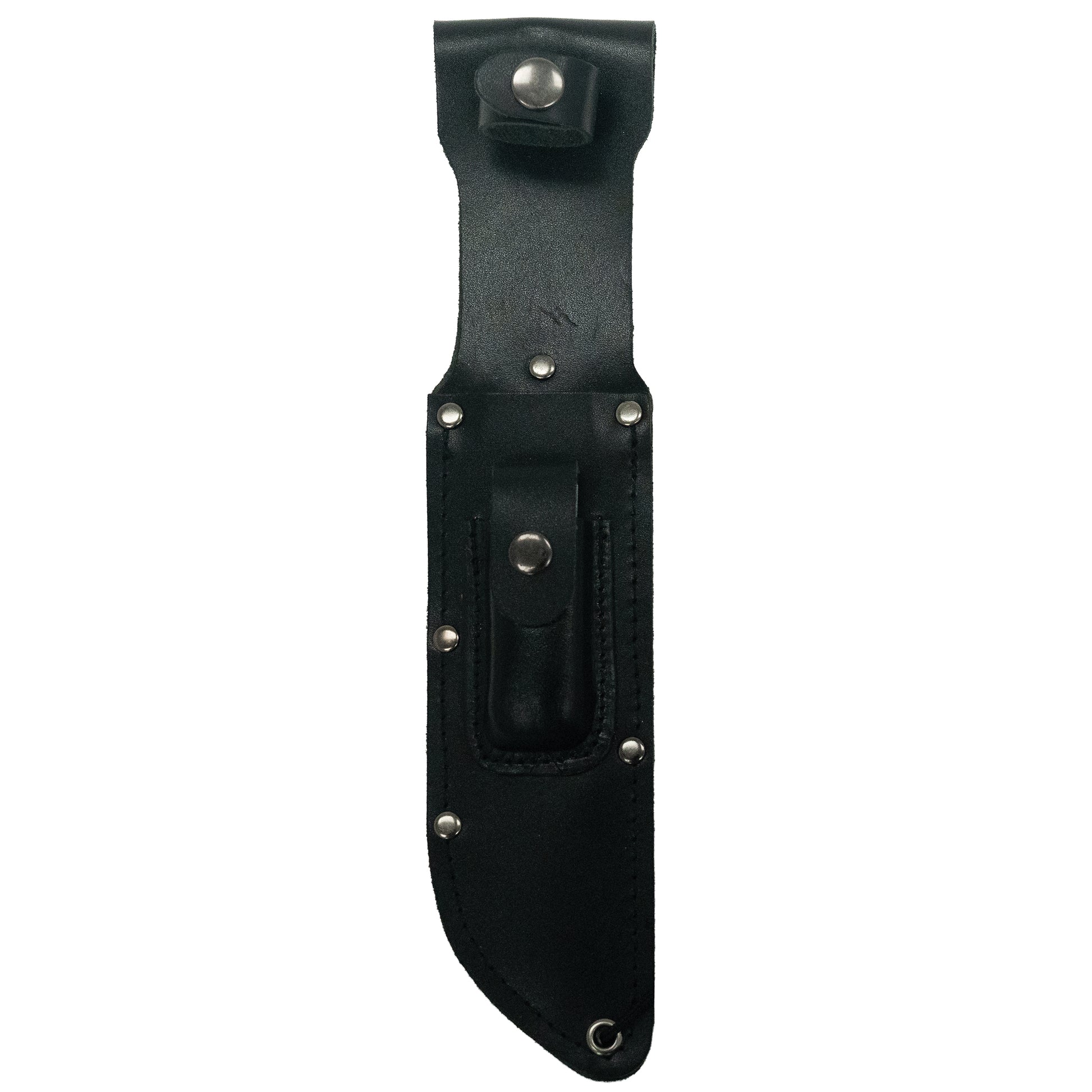 Rothco Military Fighting Utility Knife with Leather Handle - Part Number 3261