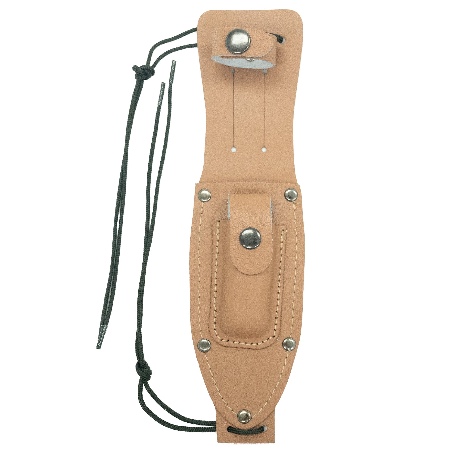 Rothco GI Style Pilot's Survival Knife with Leather Sheath and Sharpening Stone