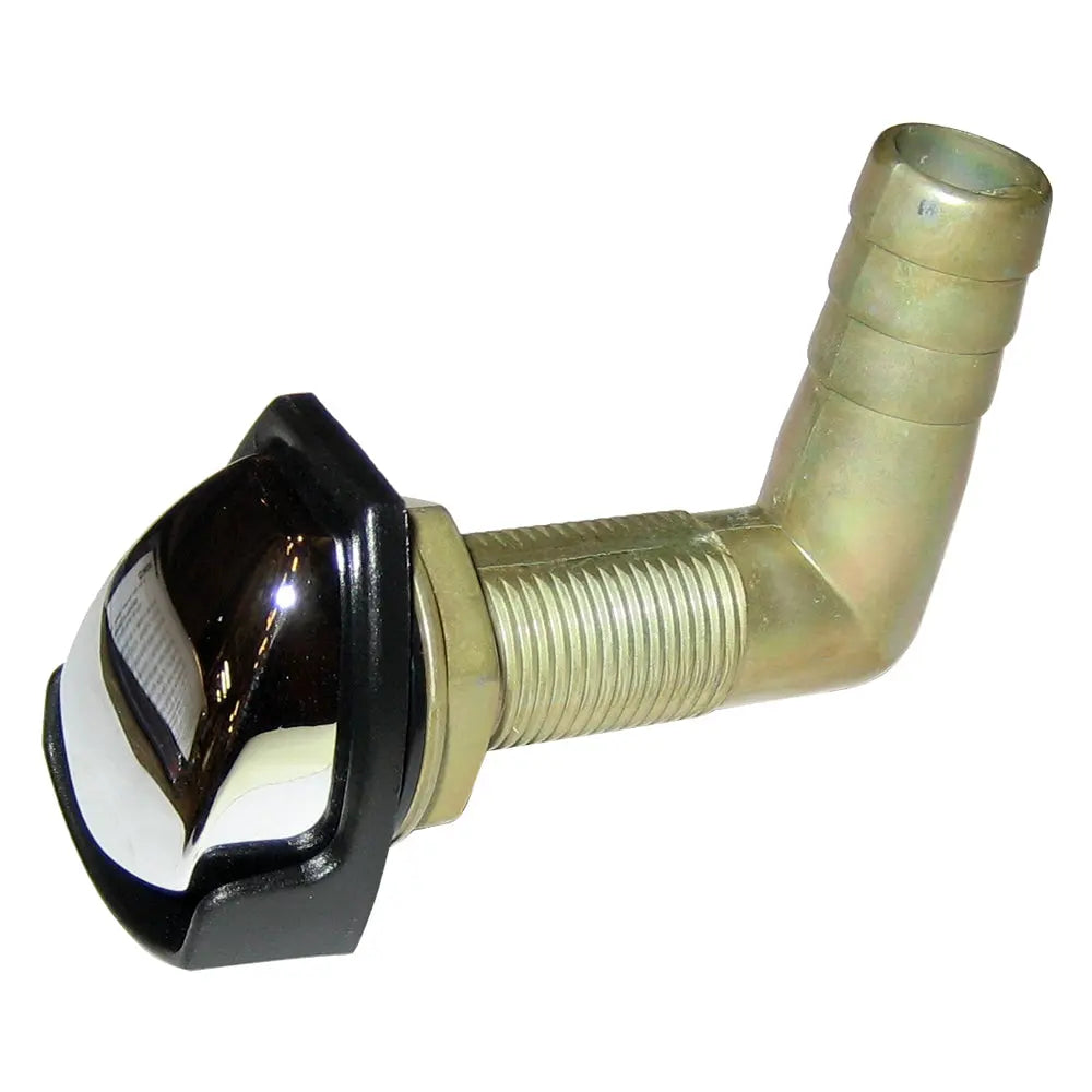 Perko Gas Tank Vent with Swivel Elbow - Chrome and Black Finish