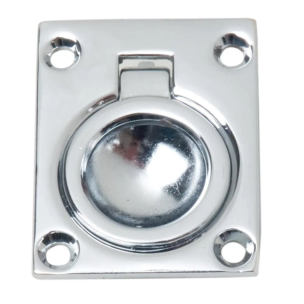 Perko Flush Ring Pull - Chrome Plated Zinc, Part #0841DP0CHR