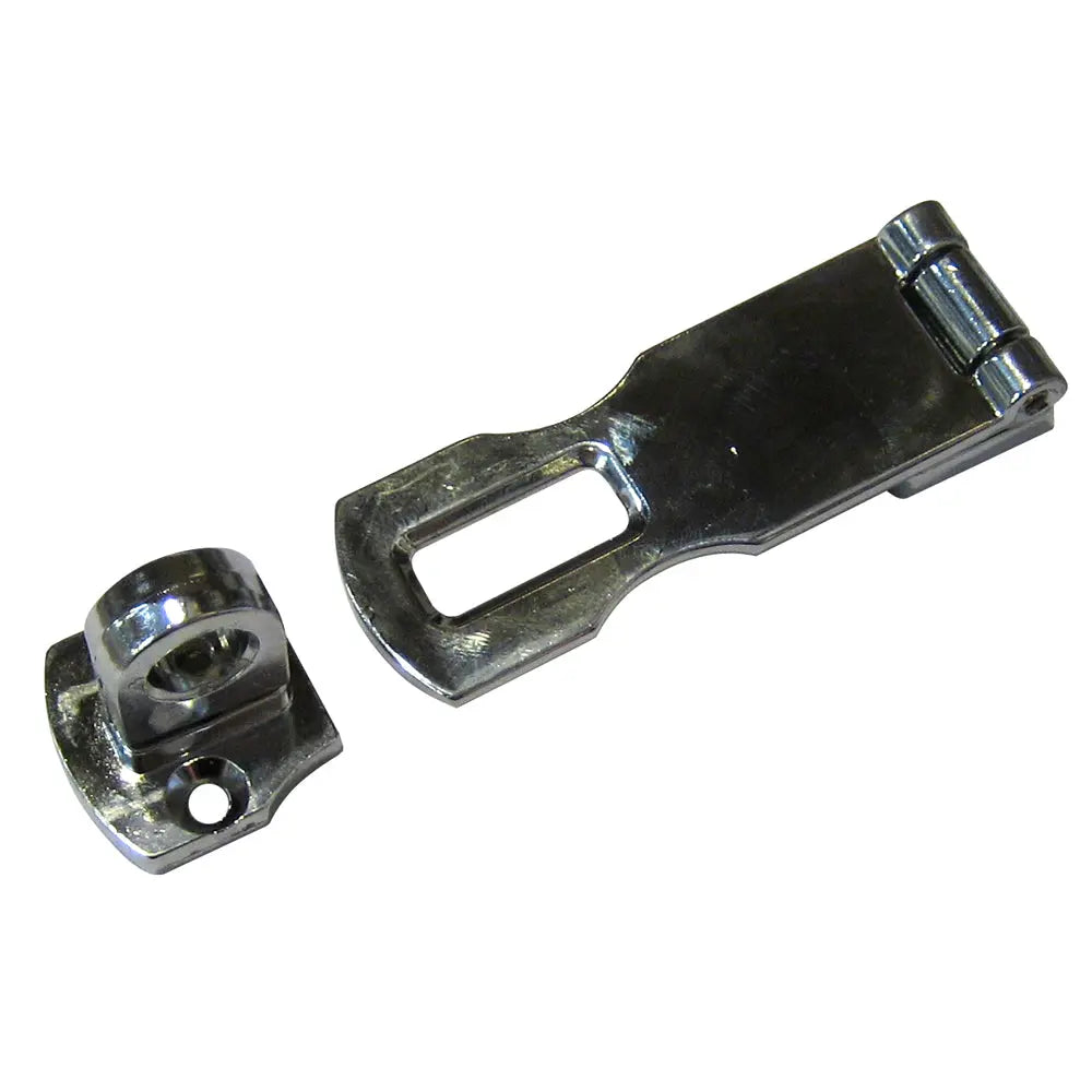 Perko Swivel Eye Hasp - 3 Inch Chrome Plated Zinc with Locking Feature
