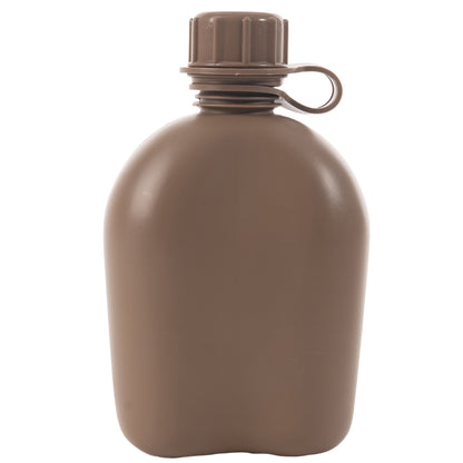 Rothco Genuine G.I. 1 Quart Plastic Canteen in Coyote Brown – Durable BPA-Free Hydration Solution