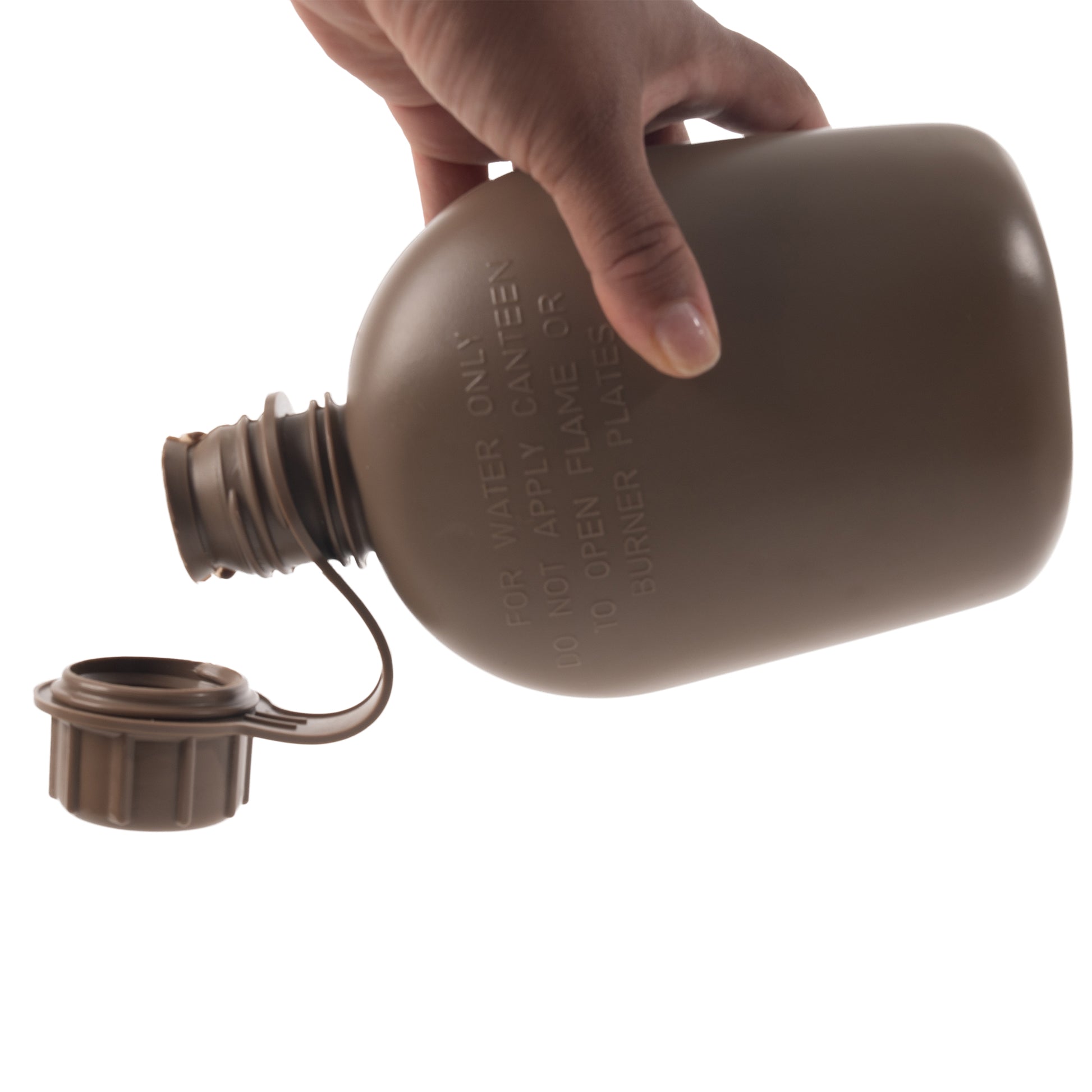 Rothco Genuine G.I. 1 Quart Plastic Canteen in Coyote Brown – Durable BPA-Free Hydration Solution