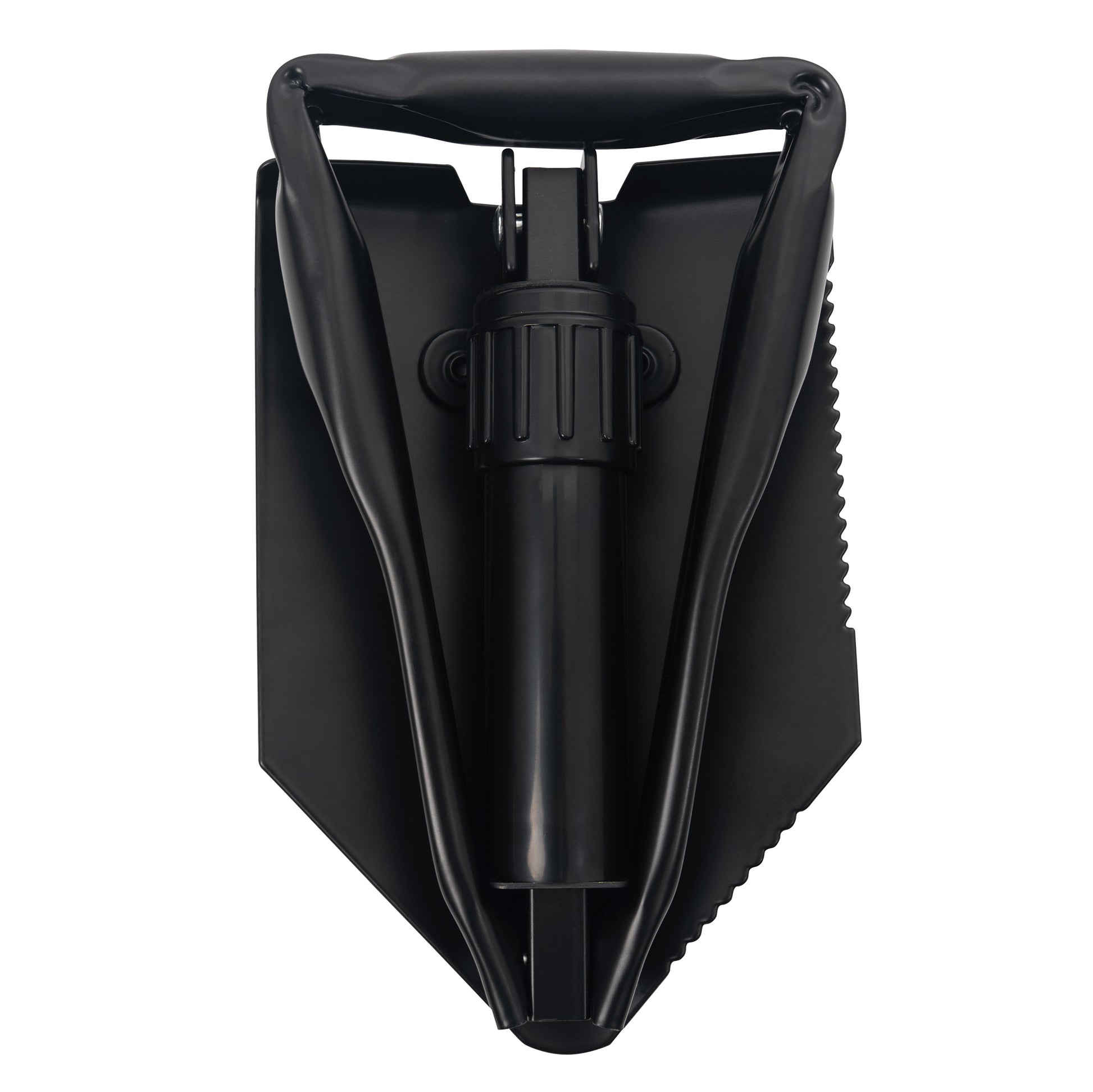 Rothco Tri-Fold Shovel Black - Compact Folding Camping and Survival Tool