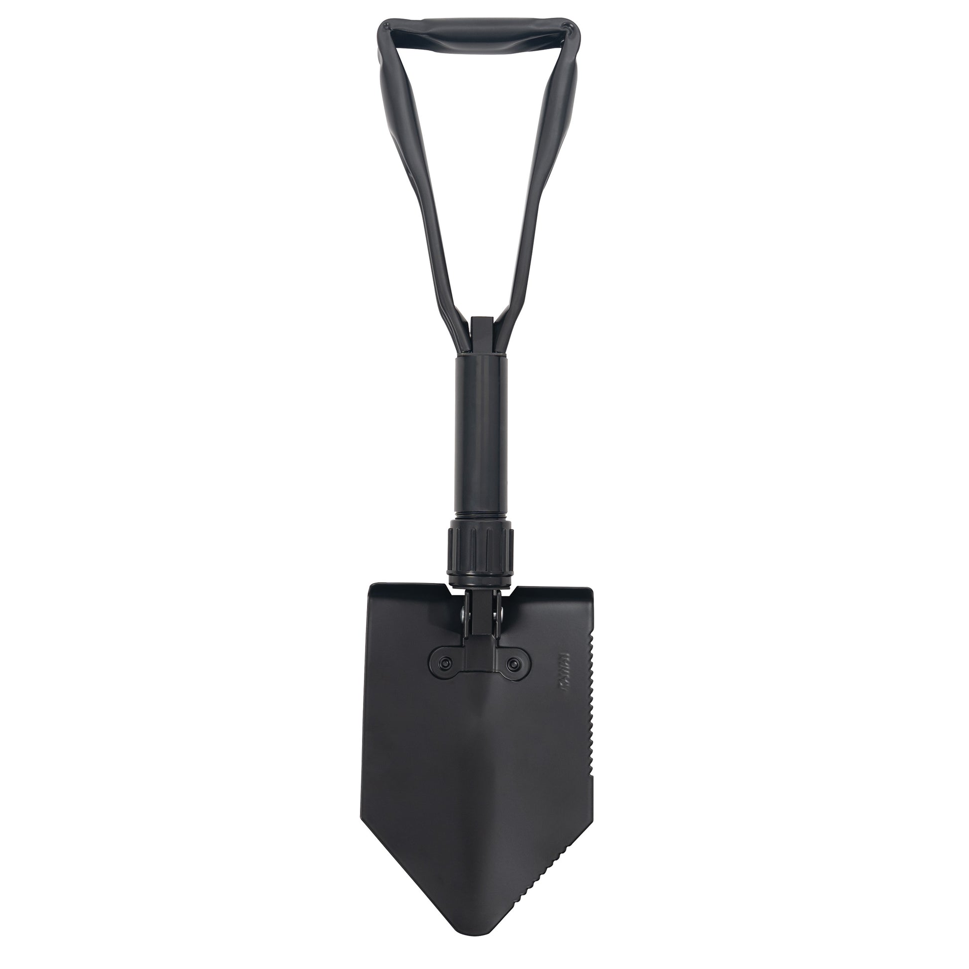 Rothco Tri-Fold Shovel Black - Compact Folding Camping and Survival Tool