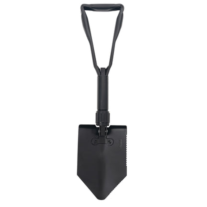 Rothco Tri-Fold Shovel Black - Compact Folding Camping and Survival Tool
