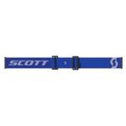 Scott Prospect 2.0 Blue/White with Blue Chrome Works and Xtra Clear Lens