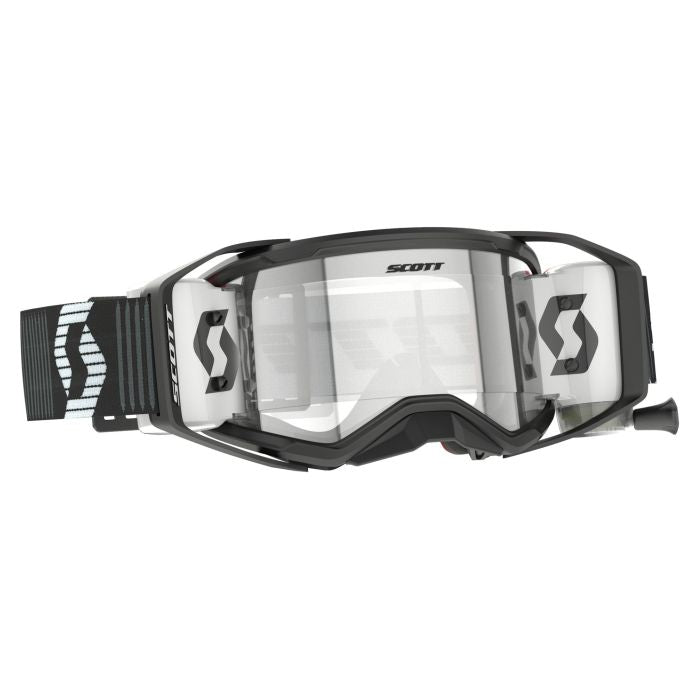SCOTT Prospect 2.0 WFS Black/White Clear Works Motocross Goggles, Part 4214741007113