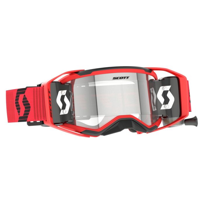 SCOTT Prospect 2.0 WFS Red/Black Clear Works Motocross Goggles 4214741018113
