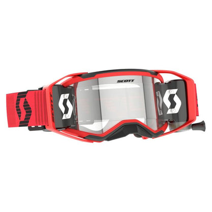 SCOTT Prospect 2.0 WFS Red/Black Clear Works Motocross Goggles 4214741018113