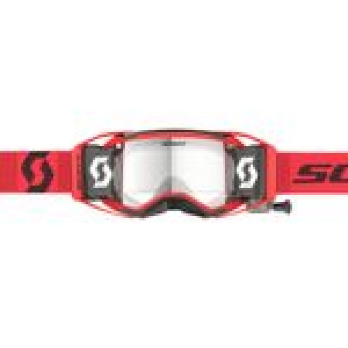 SCOTT Prospect 2.0 WFS Red/Black Clear Works Motocross Goggles 4214741018113