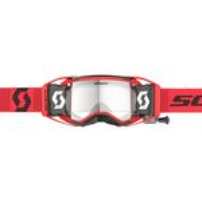 SCOTT Prospect 2.0 WFS Red/Black Clear Works Motocross Goggles 4214741018113
