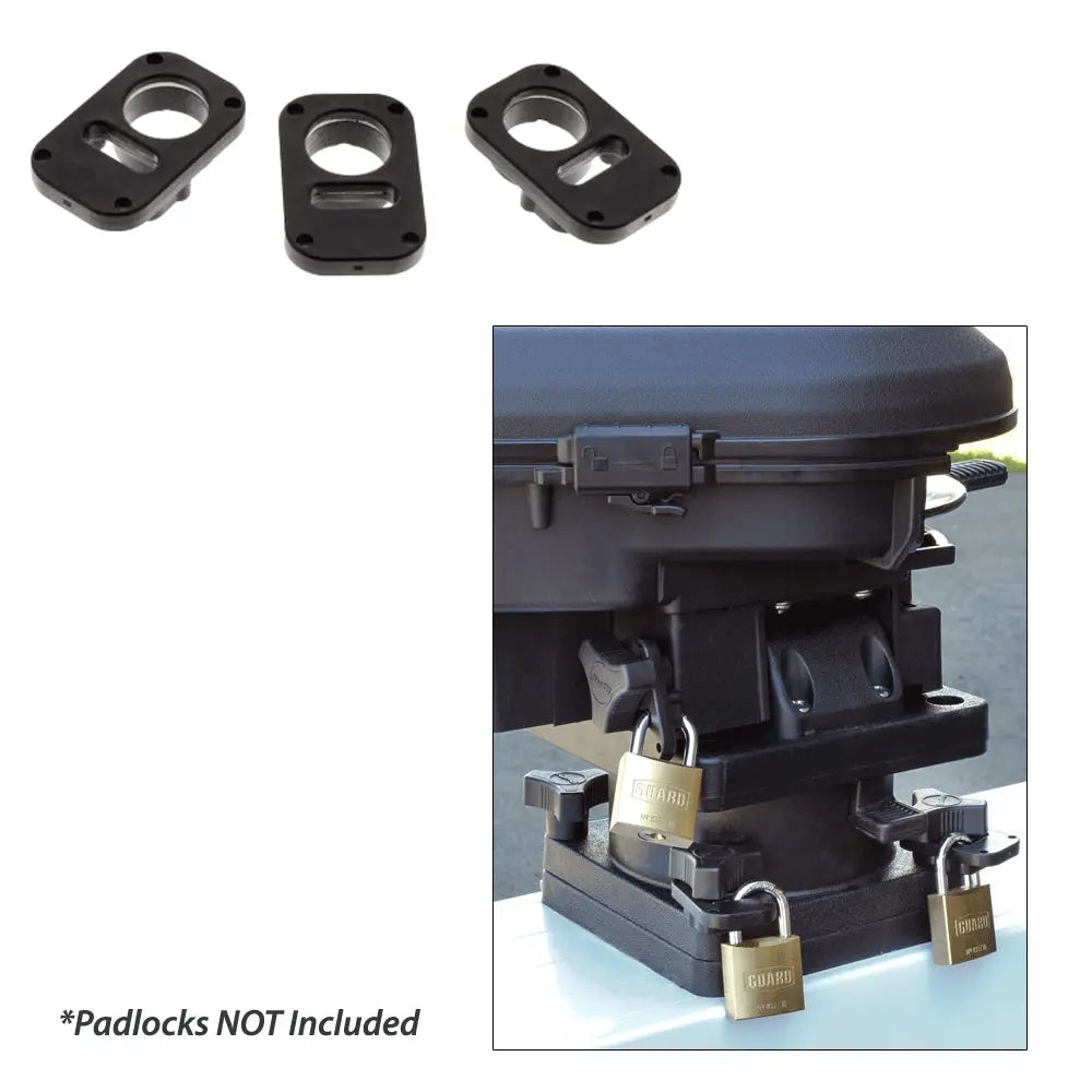 Scotty 3134 Downrigger Security System 3-Piece Locking Plates Without Padlocks