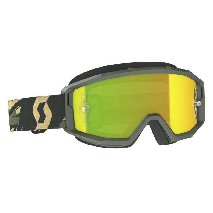 Scott Primal Camo Kaki Yellow Chrome Work Gloves - Part #278597-6800289