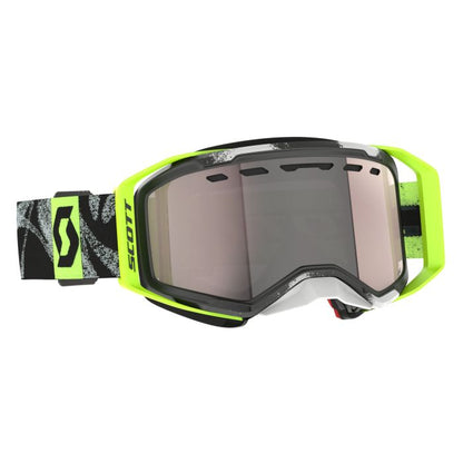Scott Prospect 2.0 SMB Chrome Black with Safety Yellow Enhancer and Silver Chrome Finish