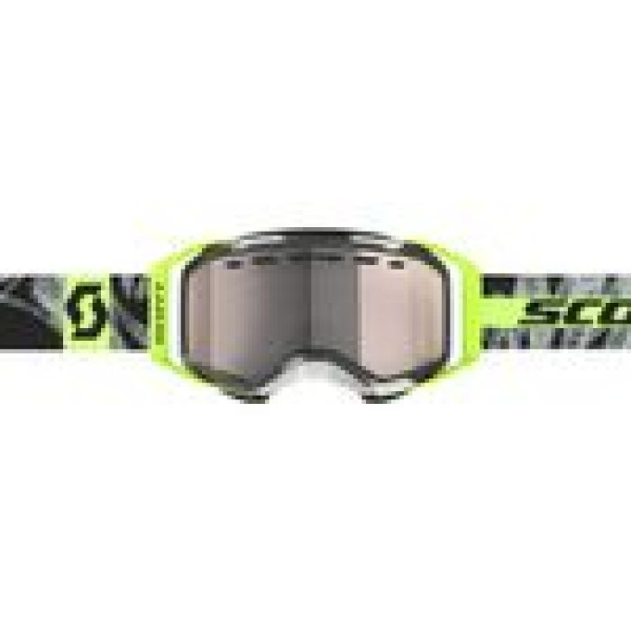 Scott Prospect 2.0 SMB Chrome Black with Safety Yellow Enhancer and Silver Chrome Finish