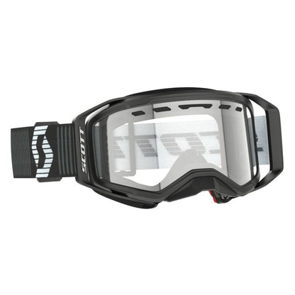 Scott Prospect 2.0 SMB Black/White Clear Helmet Visor - Part 421504-1007043