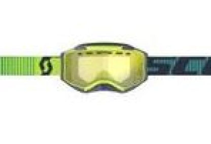 SCOTT Fury Snow Cross Neon Green and Yellow Lens - Durable Snow Sports Gear