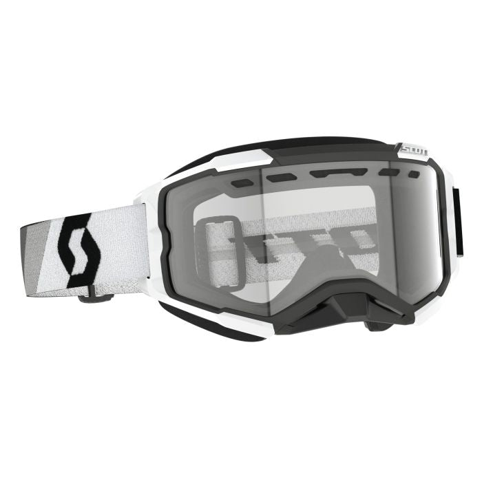 Scott Fury Snow Cross Premium Bicycle Helmet with Clear Lens – Size: Extra Large