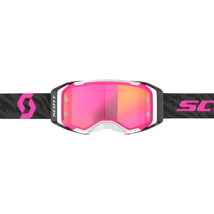 Scott Prospect 2.0 Zebra Black/Pink Goggles with Pink Chrome Works - Part #4214718207340