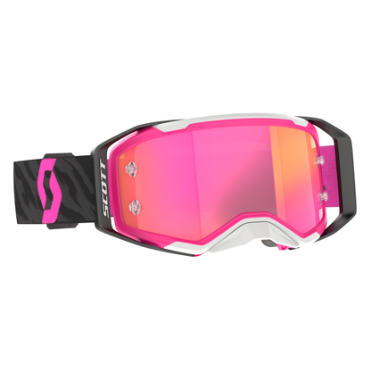 Scott Prospect 2.0 Zebra Black/Pink Goggles with Pink Chrome Works - Part #4214718207340