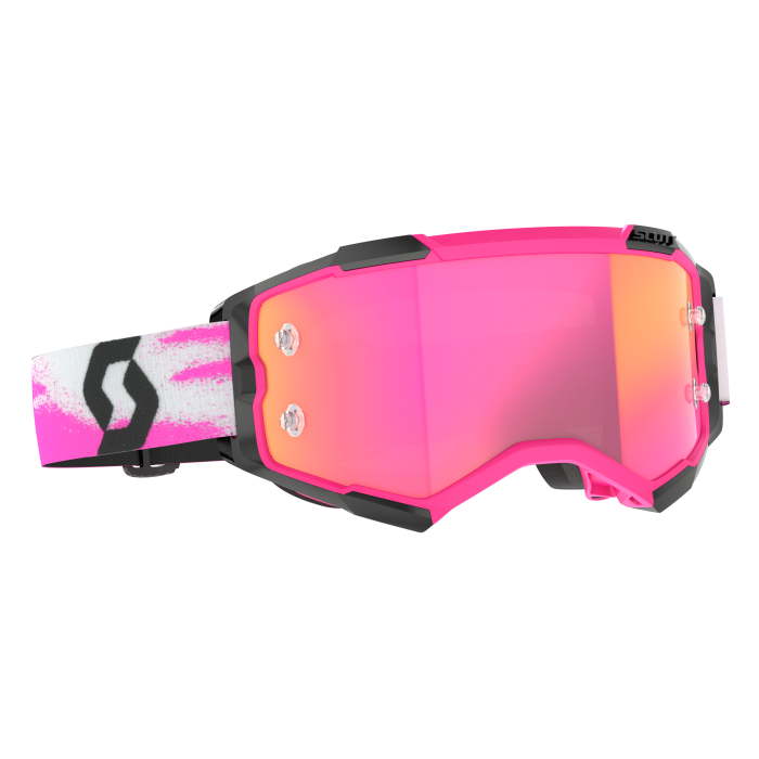 Scott Goggle Fury Pink/Black - Pink Chrome Works (Part Number 2728281665340)