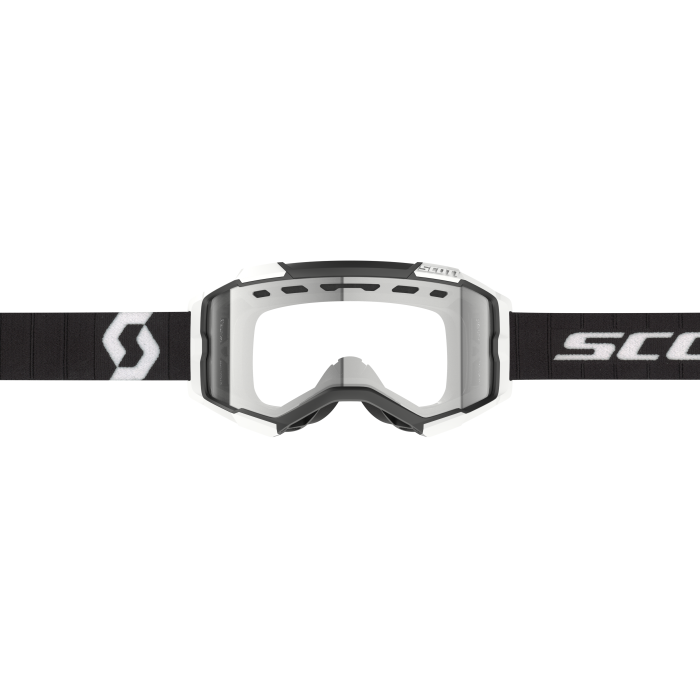 Scott Goggle Fury Enduro Black/White with Clear Works Lens, Part Number 4032651007043