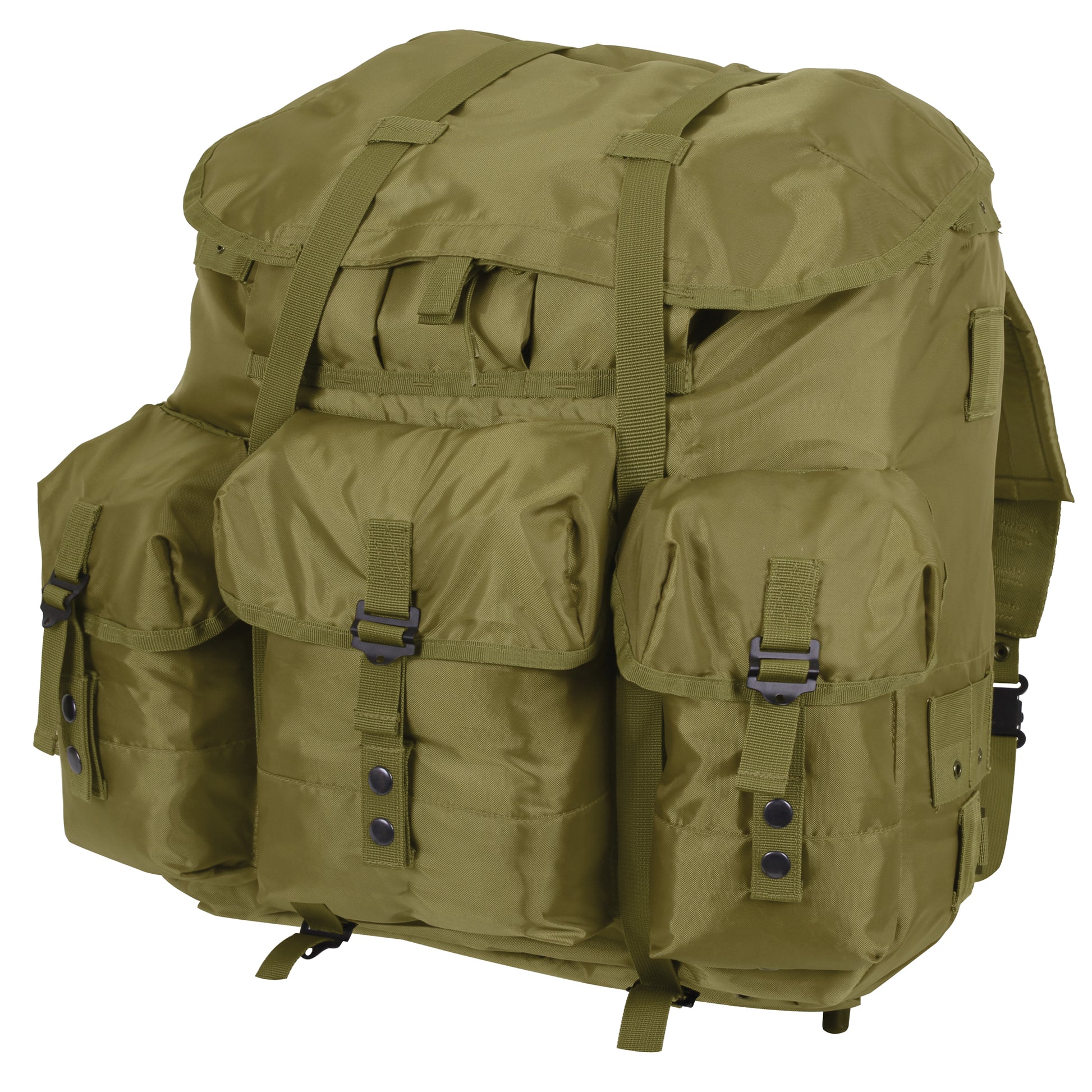 Rothco G.I. Type Large Alice Pack with Frame Olive Drab - Heavy-Duty Tactical Backpack for Camping and Hiking