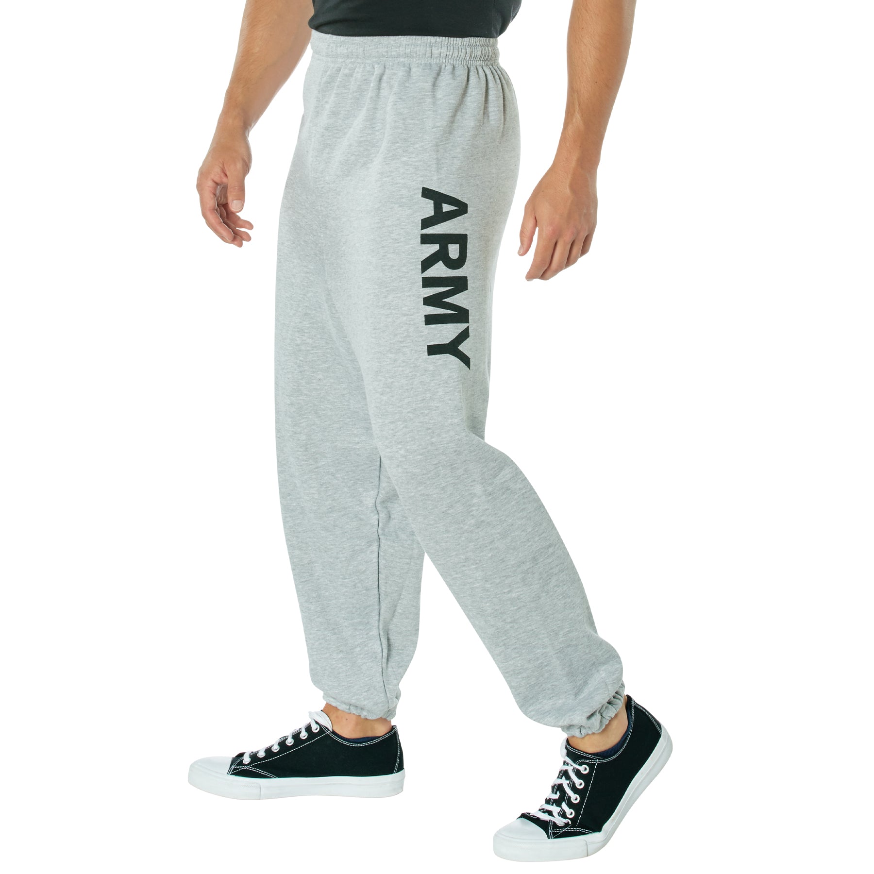 Rothco Physical Training Sweatpants Size M - Comfortable Cotton Blend Joggers with Army Lettering