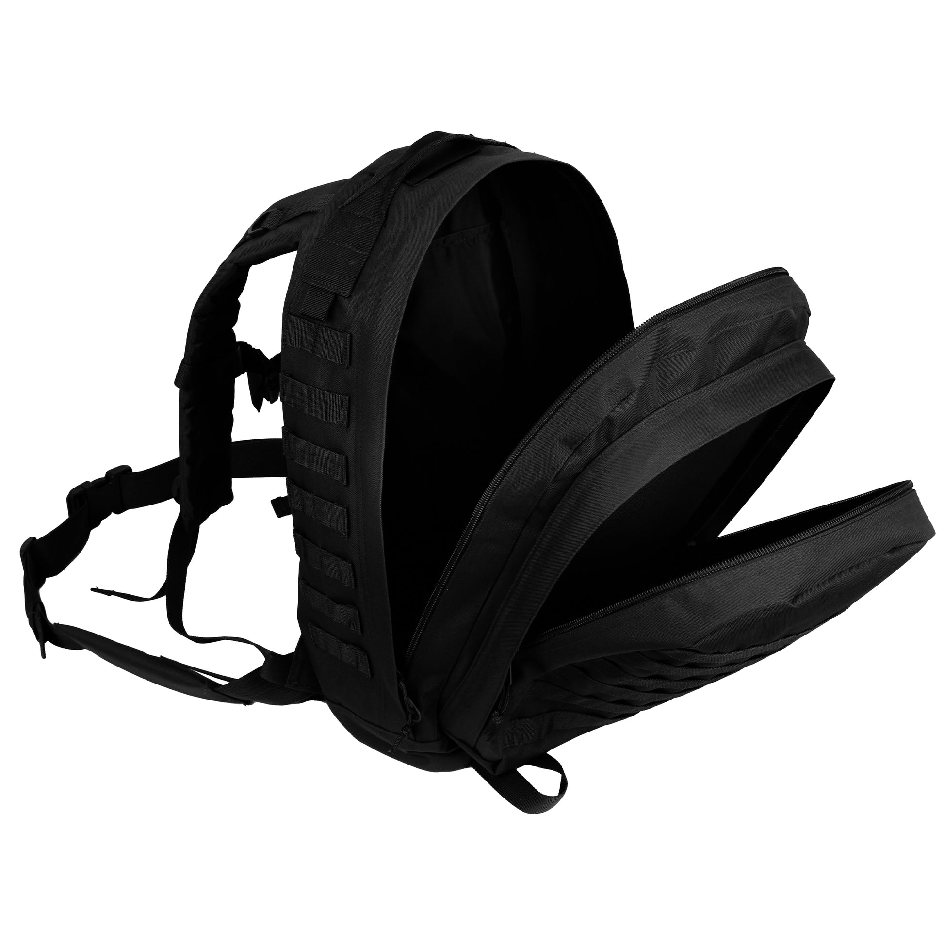 Rothco MOLLE II 3-Day Assault Tactical Pack Black - Military-Grade Backpack for Extended Missions