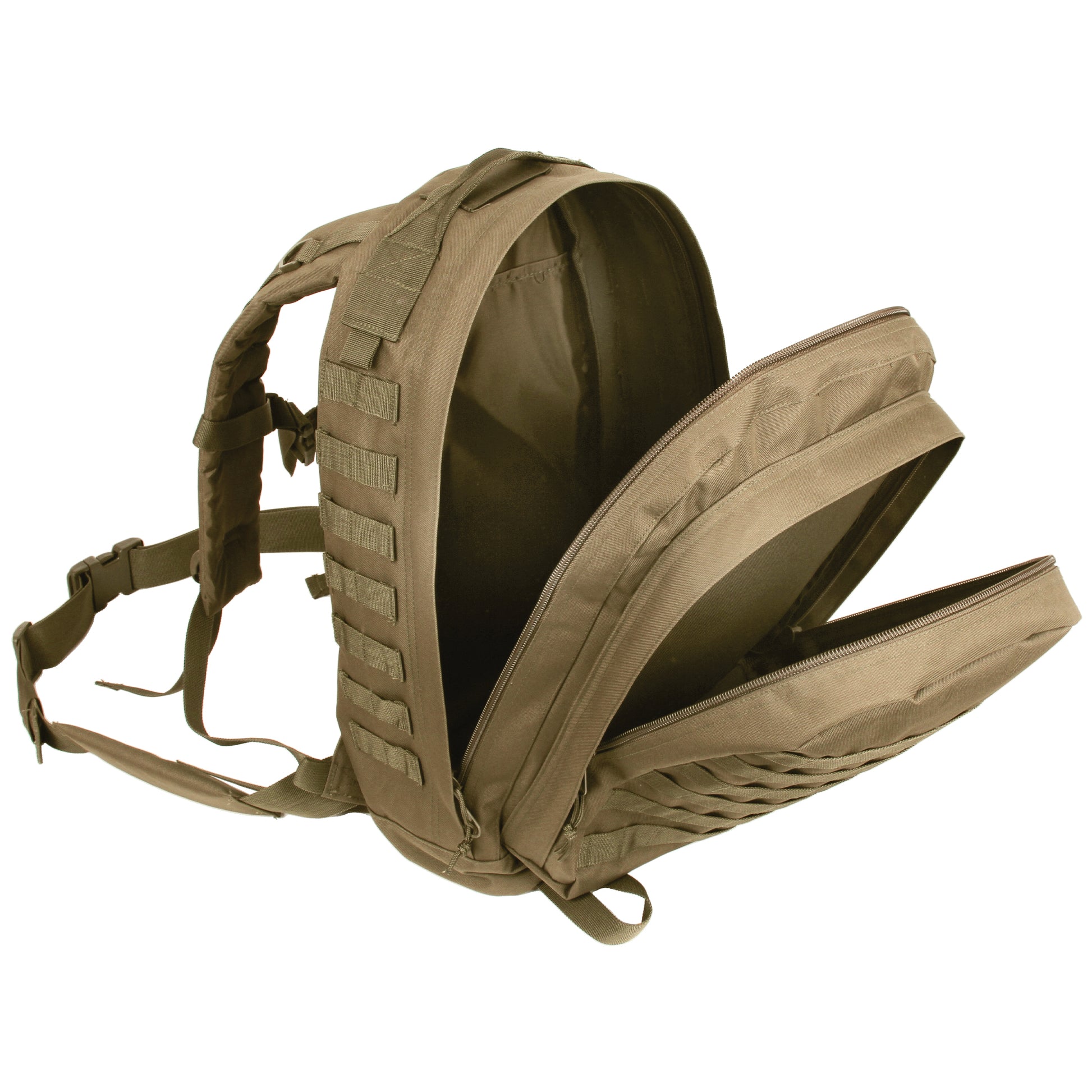 Rothco MOLLE II 3-Day Assault Tactical Pack Coyote Brown - Rugged 72-Hour Backpack for Extended Outdoor Adventures