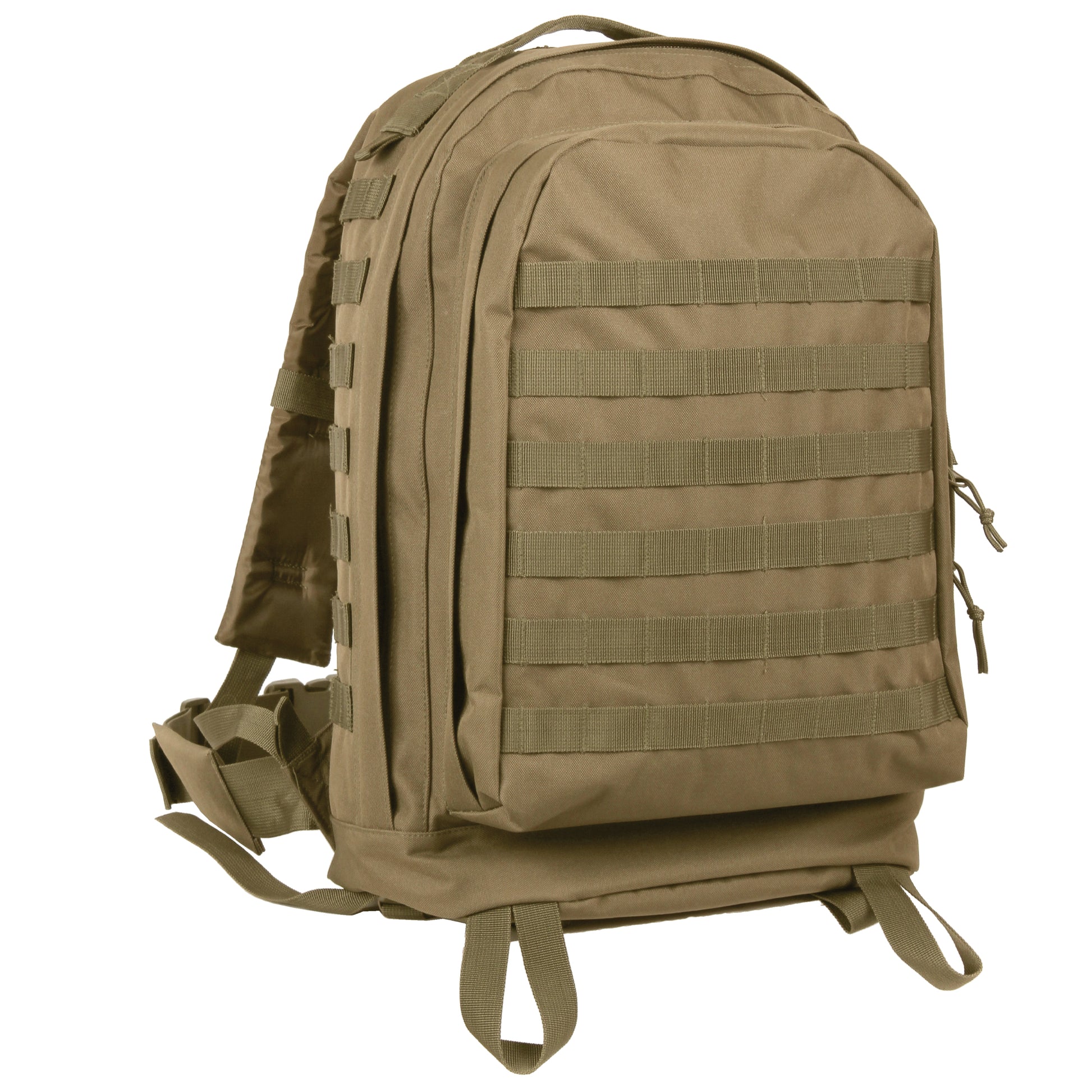 Rothco MOLLE II 3-Day Assault Tactical Pack Coyote Brown - Rugged 72-Hour Backpack for Extended Outdoor Adventures