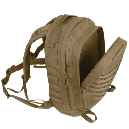 Rothco MOLLE II 3-Day Assault Tactical Pack Coyote Brown - Rugged 72-Hour Backpack for Extended Outdoor Adventures