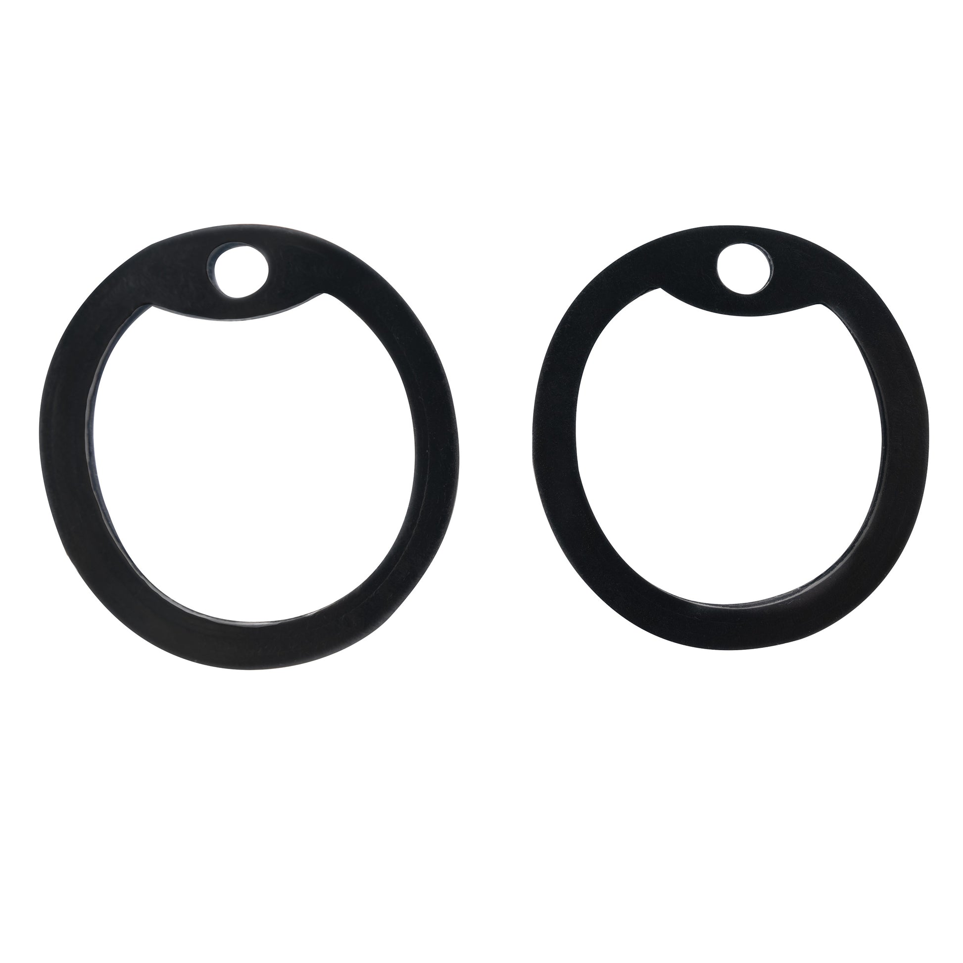 Rothco Dog Tag Silencers Black - Noise-Reducing Rubber Tag Wraps