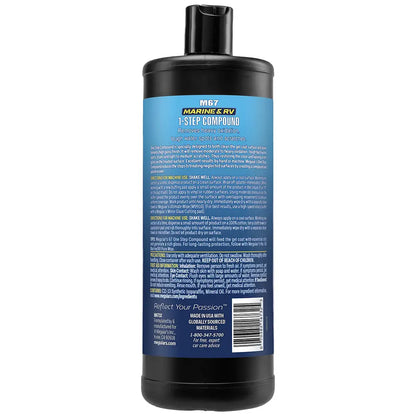 Meguiar's #67 One-Step Compound - 32oz for Marine and Vehicle Restoration