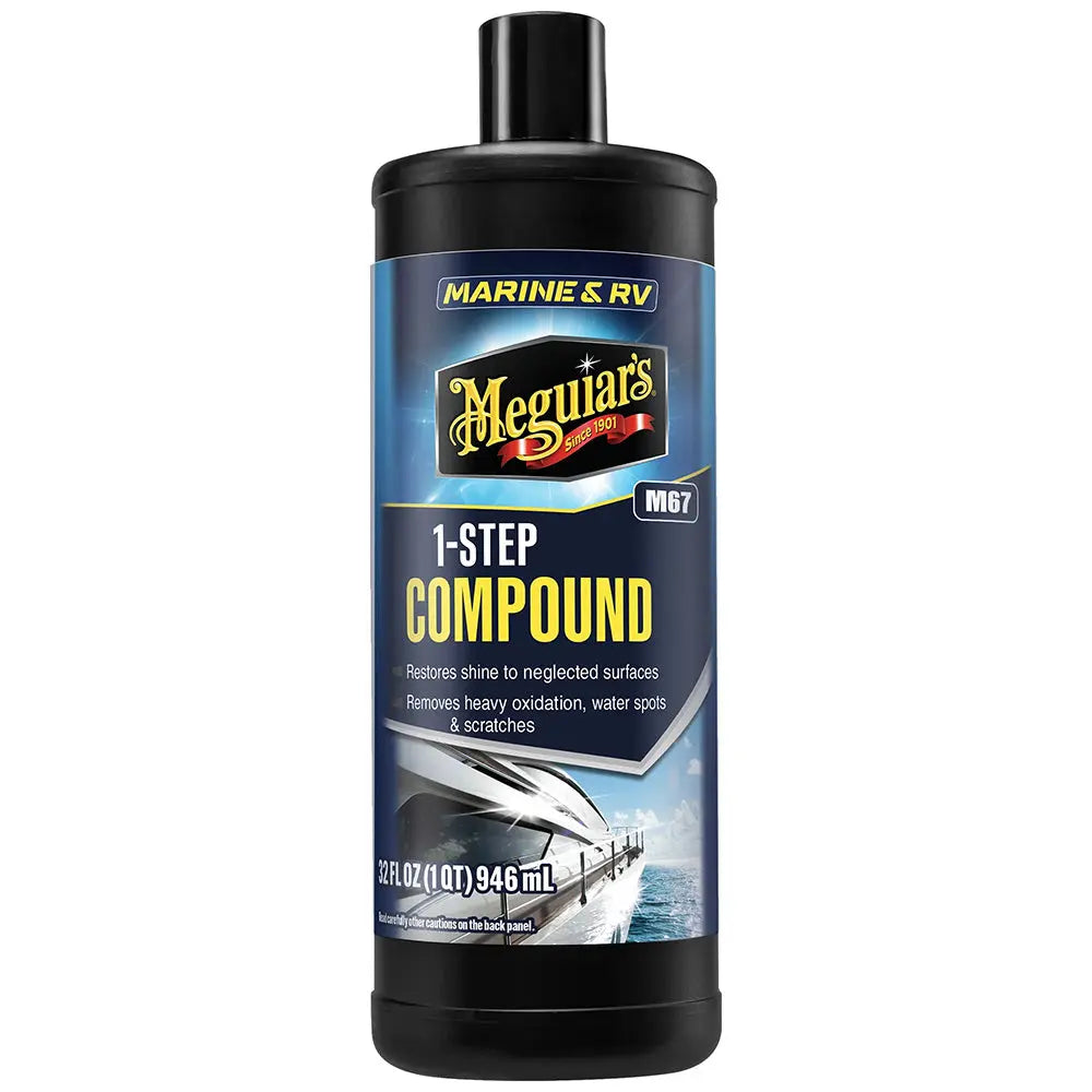 Meguiar's #67 One-Step Compound - 32oz for Marine and Vehicle Restoration
