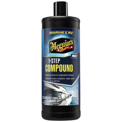 Meguiar's #67 One-Step Compound - 32oz for Marine and Vehicle Restoration